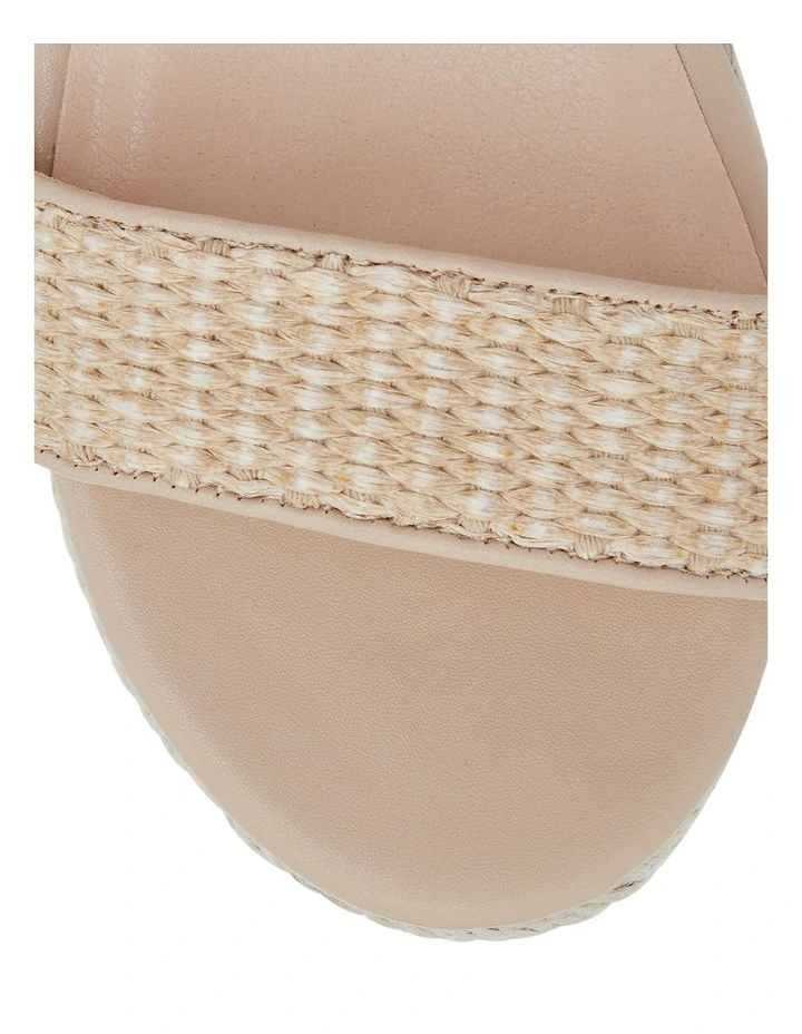 Africa Sandals in Tan Raffia image 4
