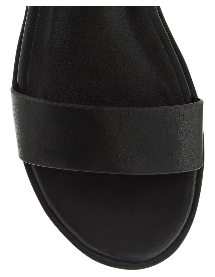 Vespa Sandals in Black On Black image 4