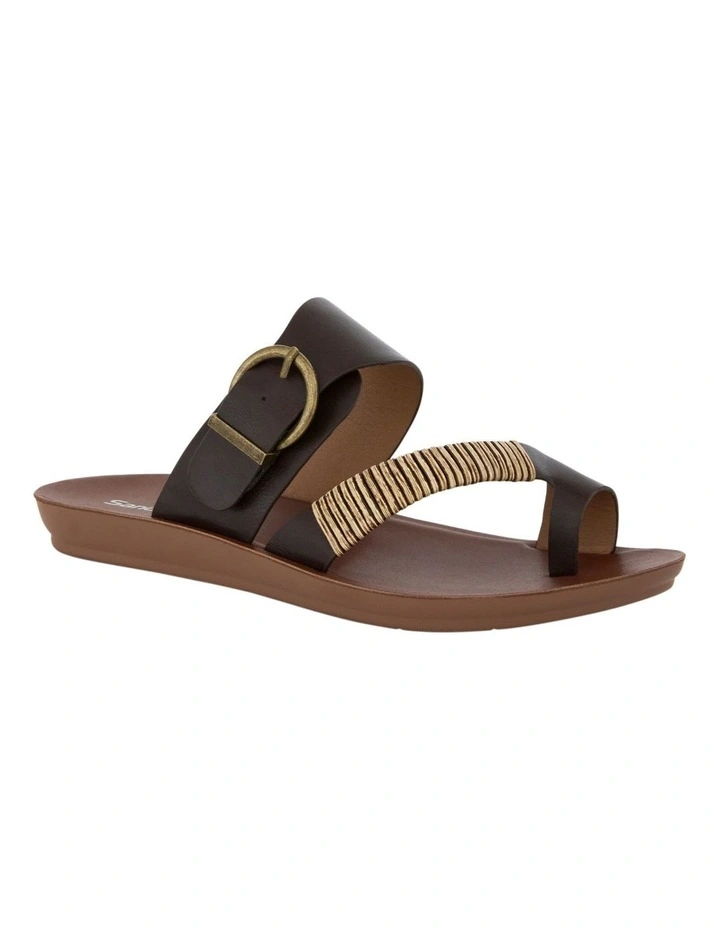Geneva Sandals in Chocolate image 2