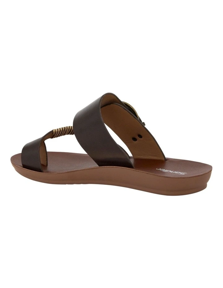 Geneva Sandals in Chocolate image 3