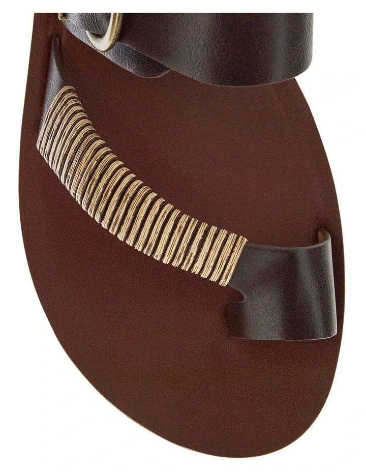 Geneva Sandals in Chocolate image 4