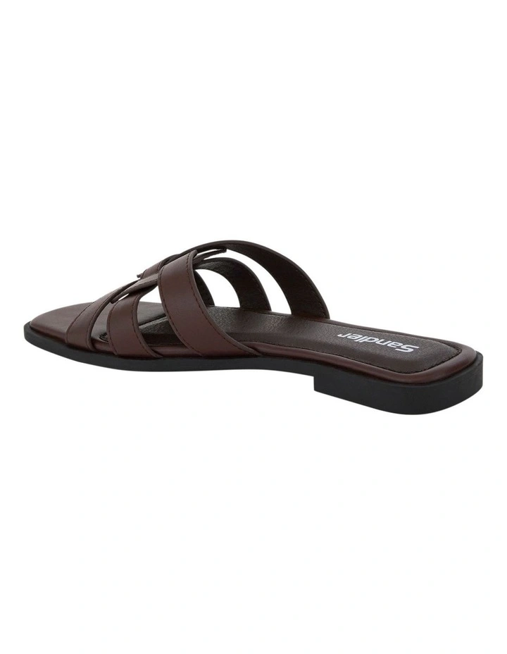 Demi Sandals in Chocolate Smooth image 3