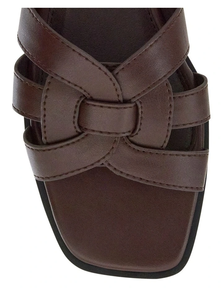 Demi Sandals in Chocolate Smooth image 4