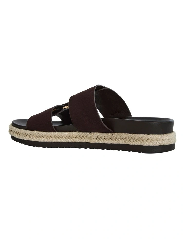 Fallon Sandals in Chocolate Micro image 3