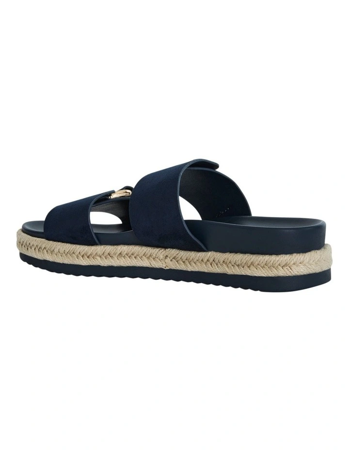 Fallon Sandals in Navy Micro image 3