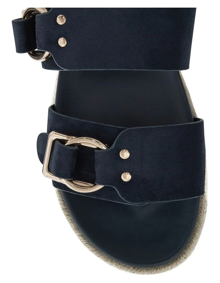 Fallon Sandals in Navy Micro image 4