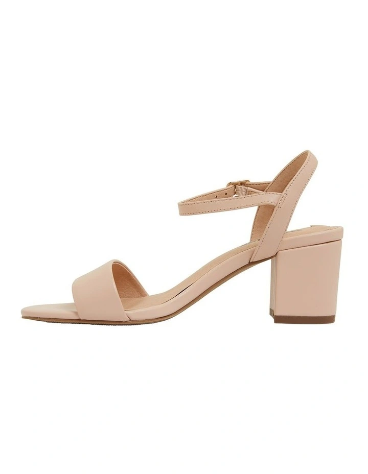 Heather Sandals in Blush Leather image 3