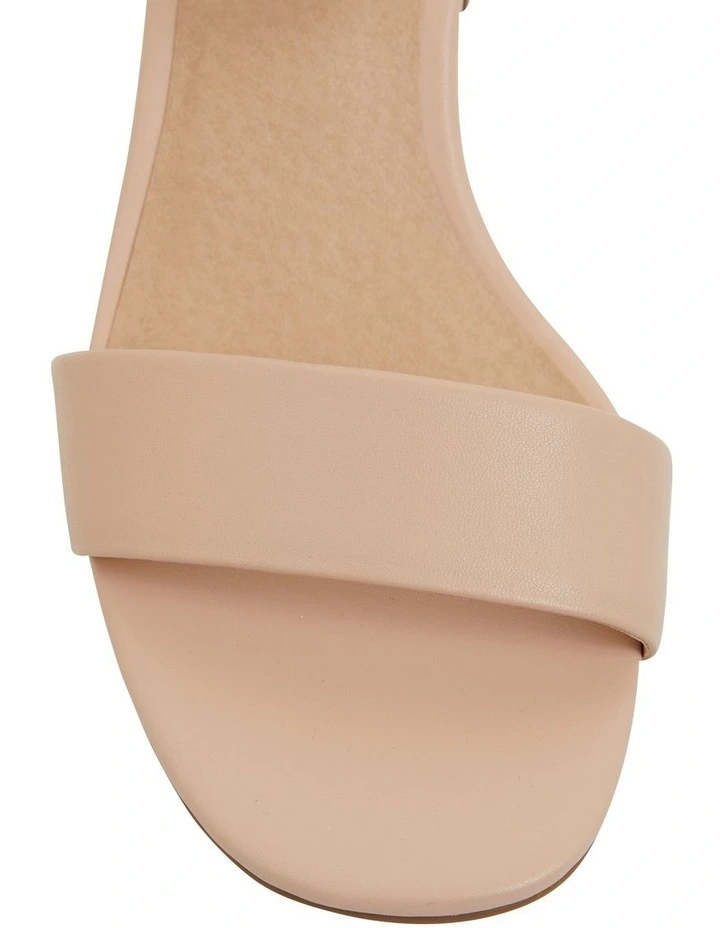 Heather Sandals in Blush Leather image 6