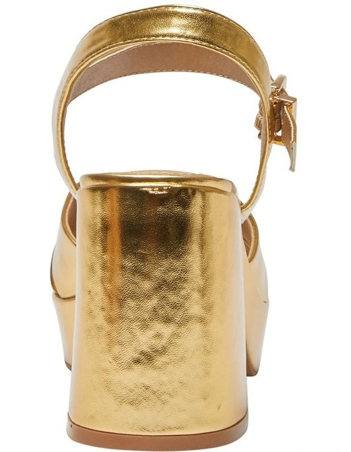 Sienna Sandals in Gold Metallic image 5