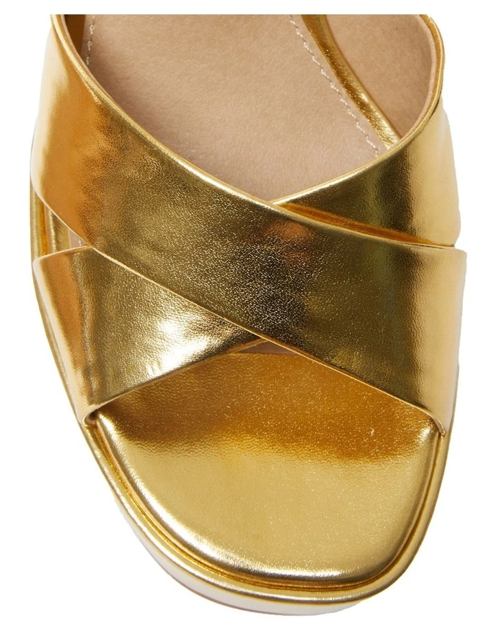 Sienna Sandals in Gold Metallic image 7