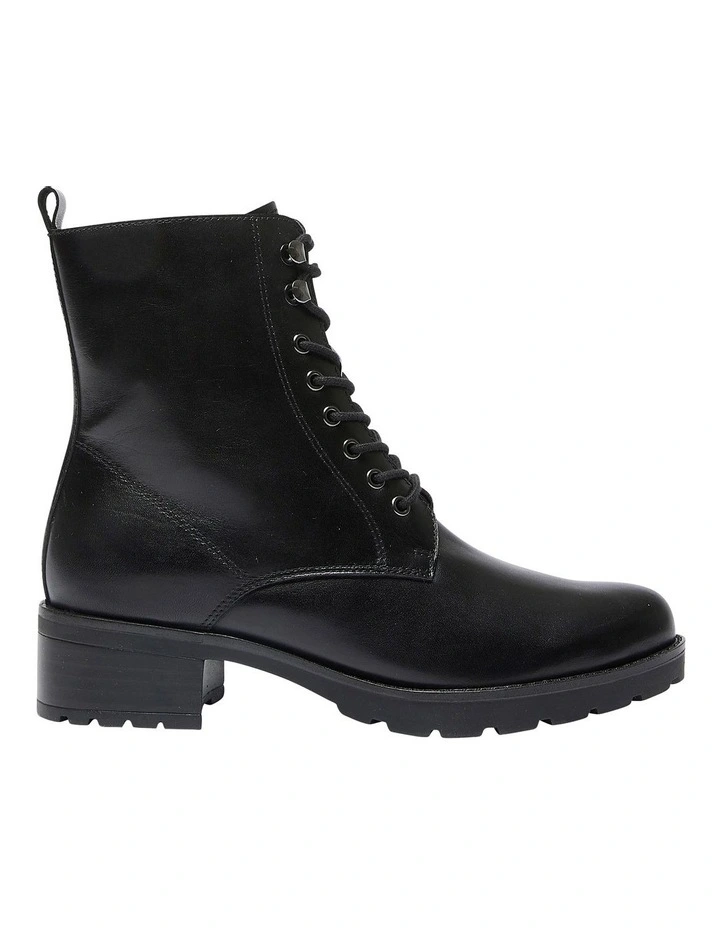 Inferno Boots in Black Leather image 1