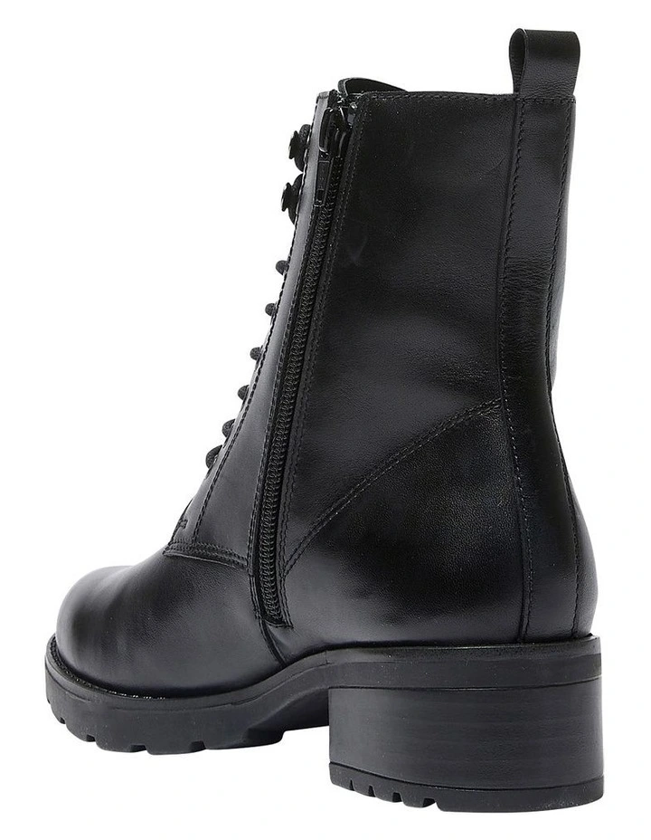 Inferno Boots in Black Leather image 6