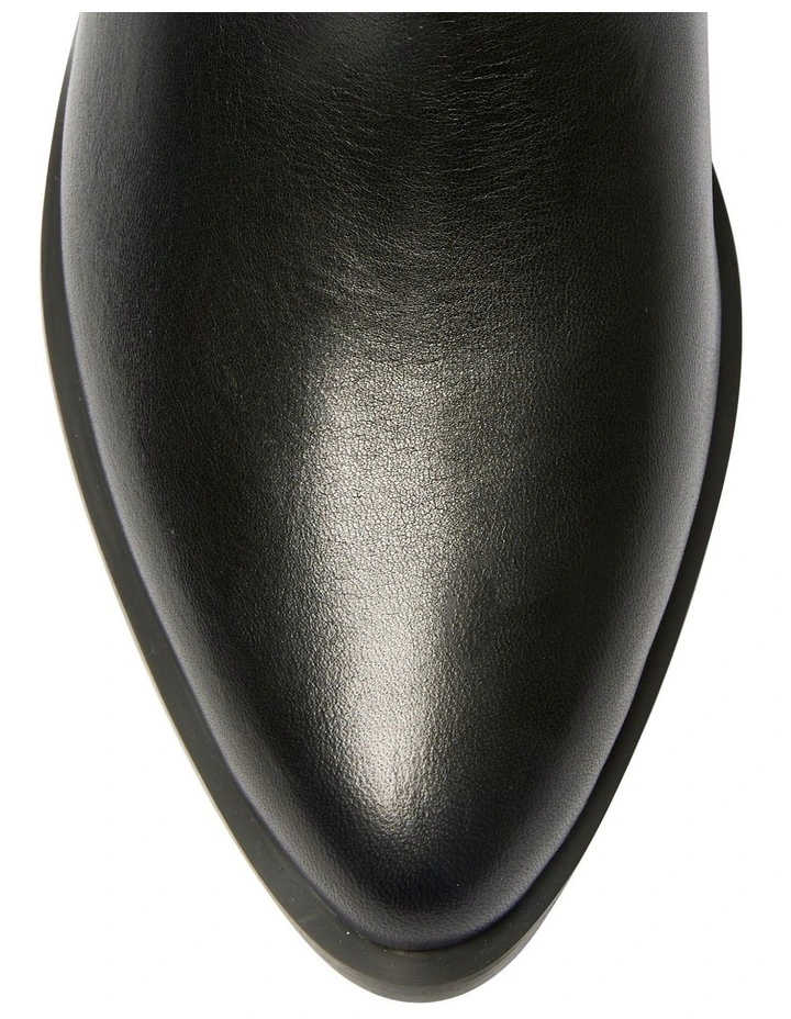 Justice Leather Boots in Black image 5