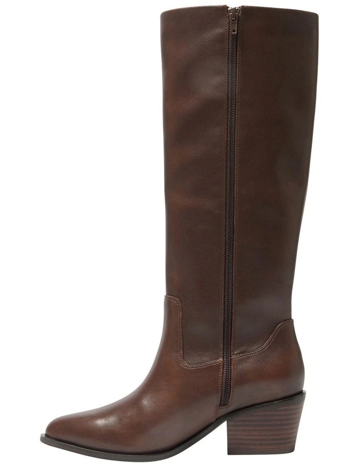 Justice Boots in Leather Brown image 3
