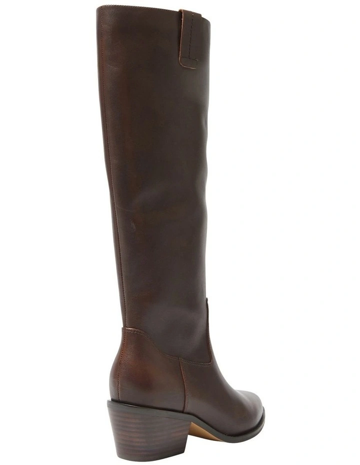 Justice Boots in Leather Brown image 4