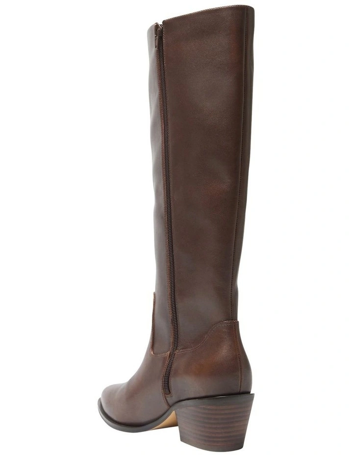 Justice Boots in Leather Brown image 6