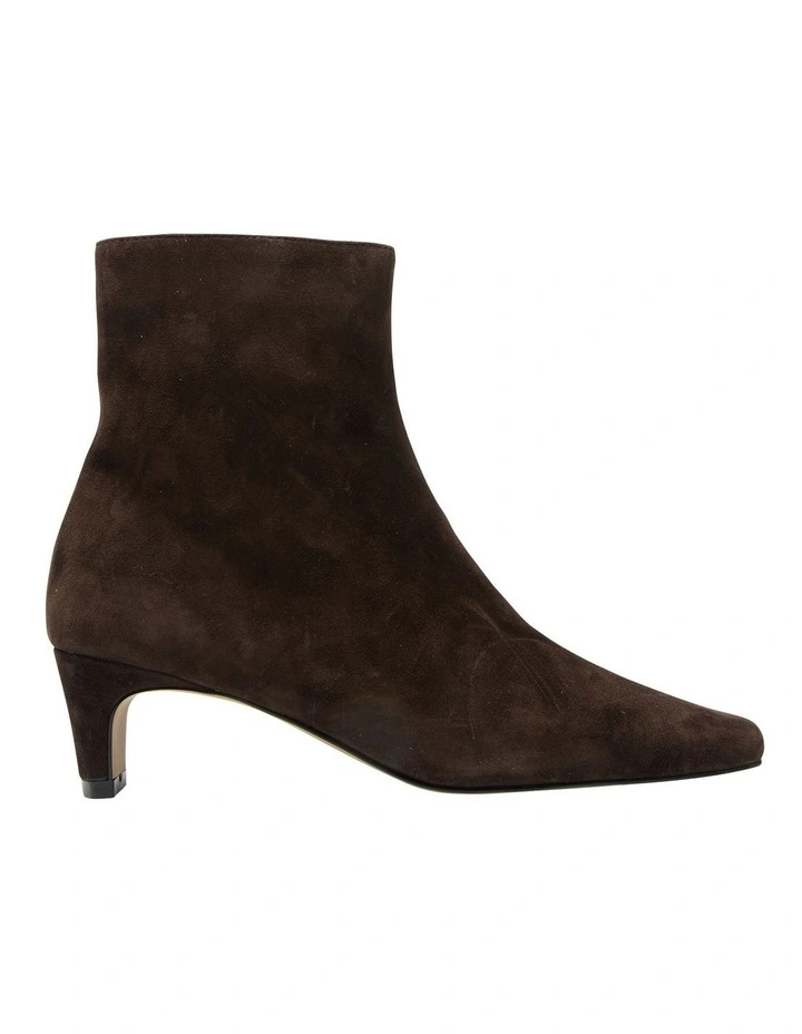 Seattle Boots in Chocolate Suede image 1