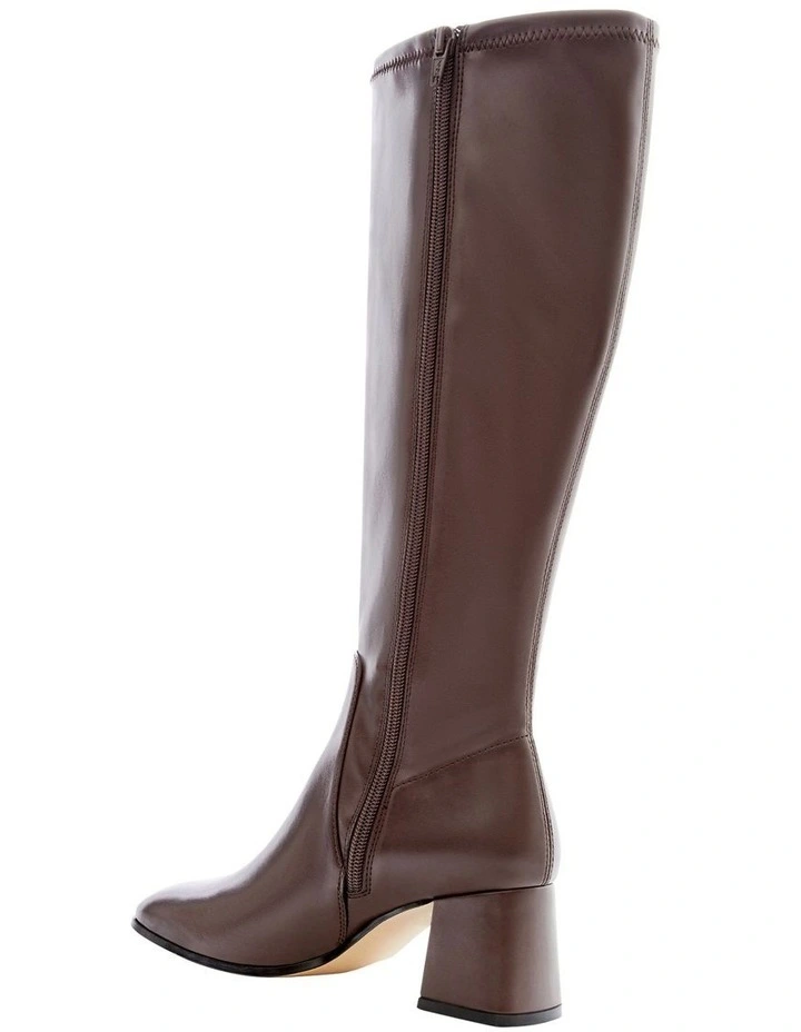 Heritage Boots in Chocolate Stretch image 3