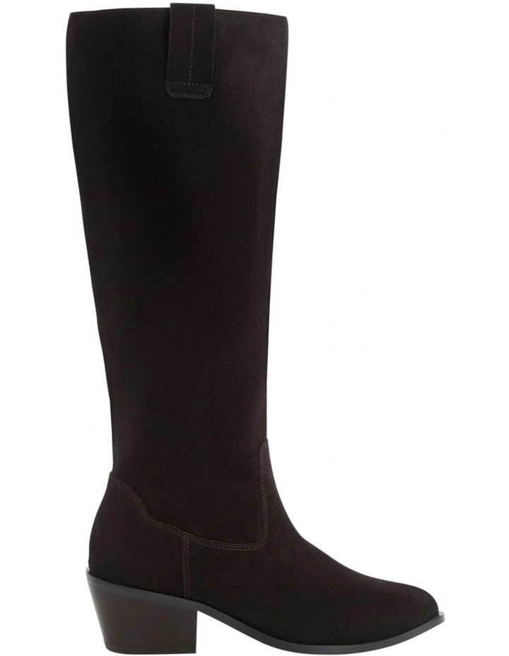 Justice Boots in Chocolate Suede image 1