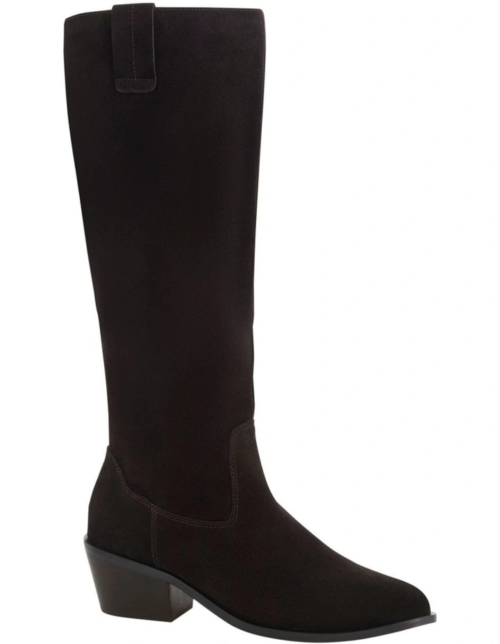 Justice Boots in Chocolate Suede image 2