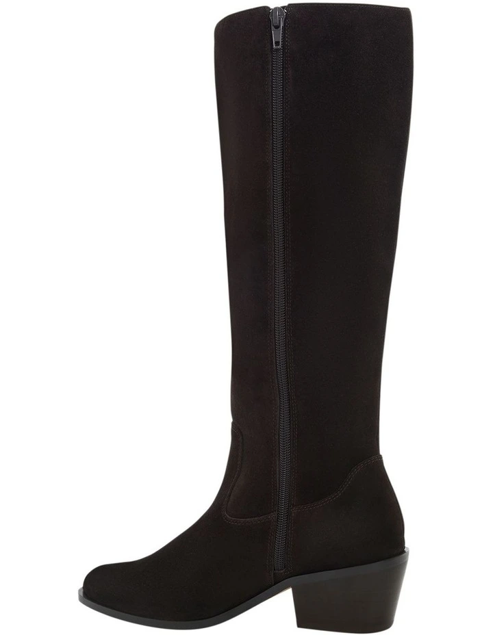 Justice Boots in Chocolate Suede image 3