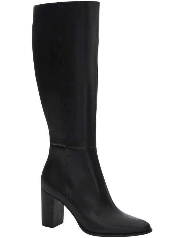 Jetset Boots In Black Leather image 2