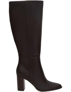 Jetset Boots In Chocolate Leather