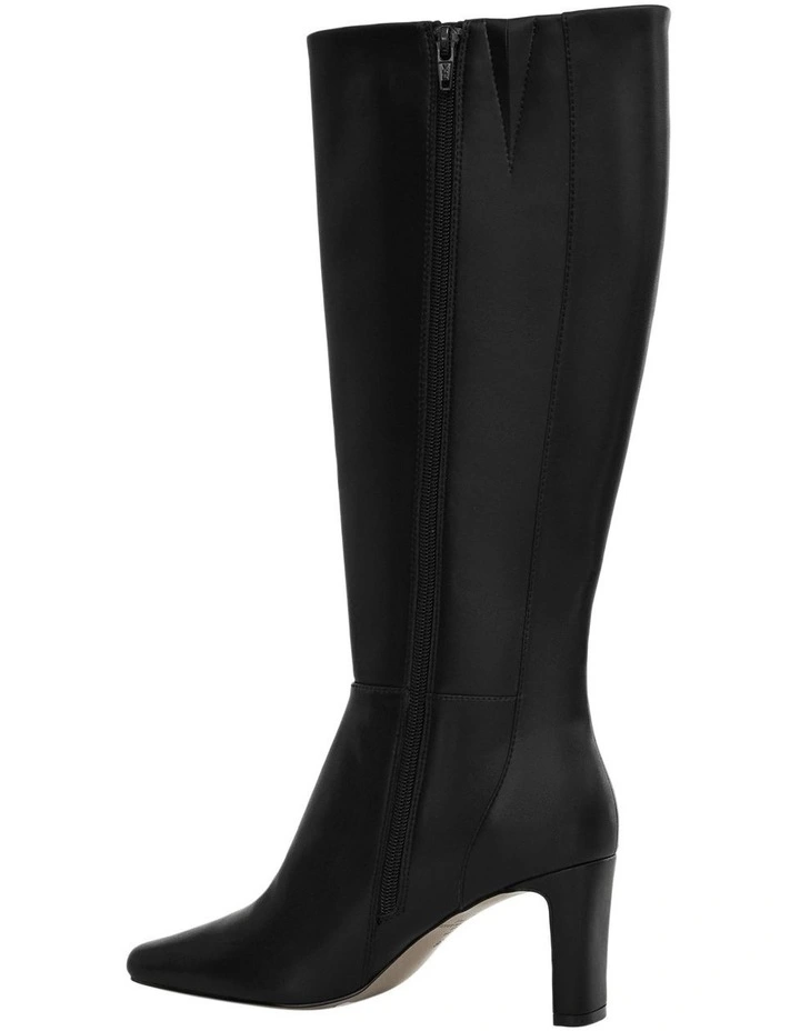 Daria Boots In Black Leather image 3