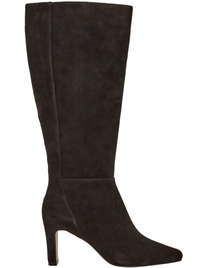 Daria Boots In Chocolate Suede image 1