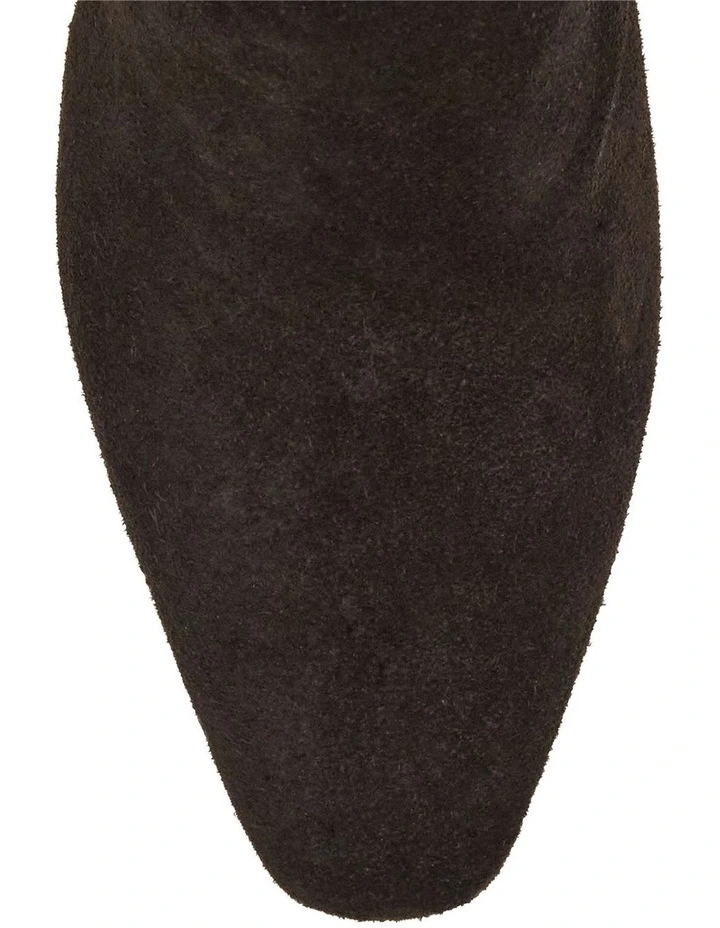 Daria Boots In Chocolate Suede image 4