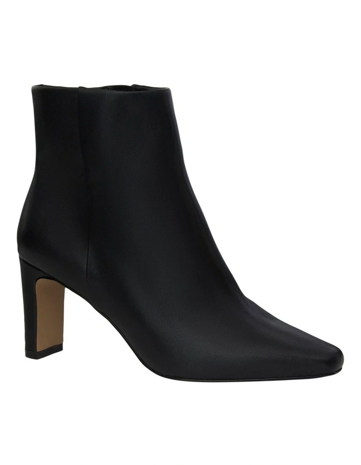 Drama Leather Boots in Black image 4