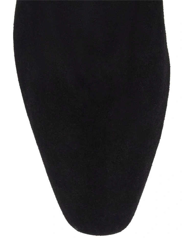 Drama Boots In Black Suede image 4