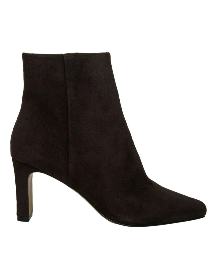 Drama Boots In Chocolate Suede image 1