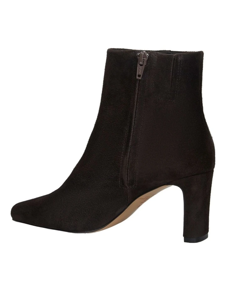 Drama Boots In Chocolate Suede image 3