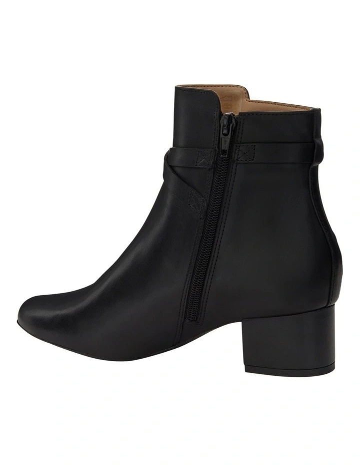Bravo Leather Boots in Black image 4