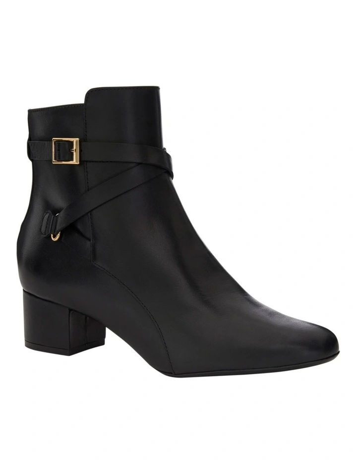 Bravo Leather Boots in Black image 5