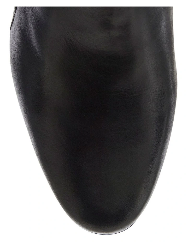 Bravo Leather Boots in Black image 6