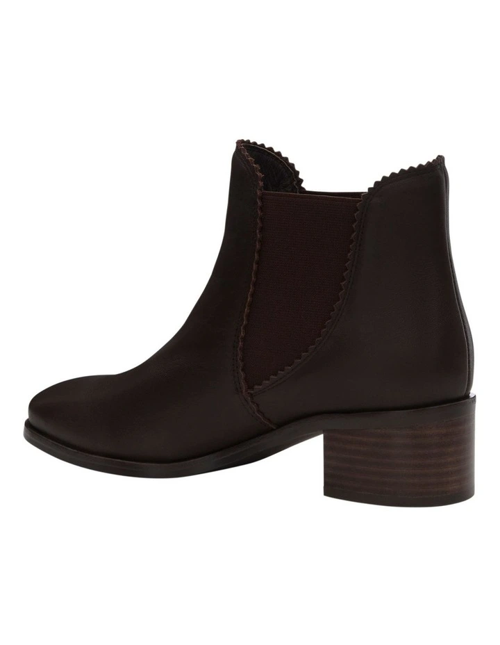 Blaze Boots in Chocolate Leather image 3