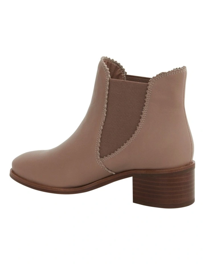 Blaze Leather Boots in Taupe image 3