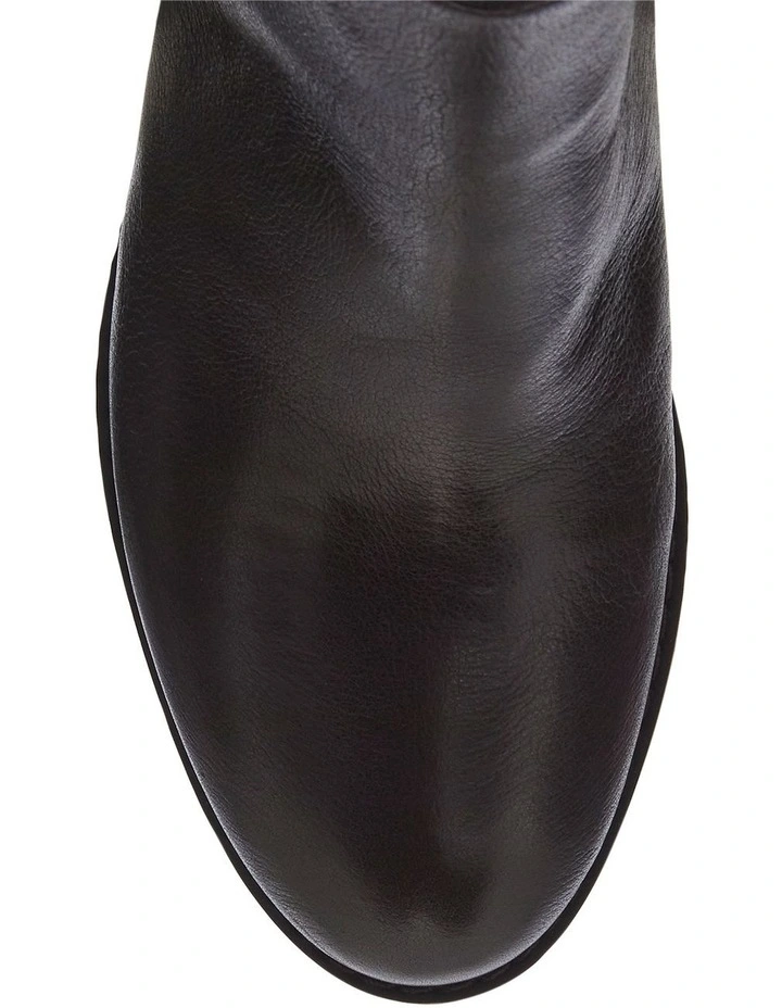 Latch Ankle Boots in Chocolate Leather image 4