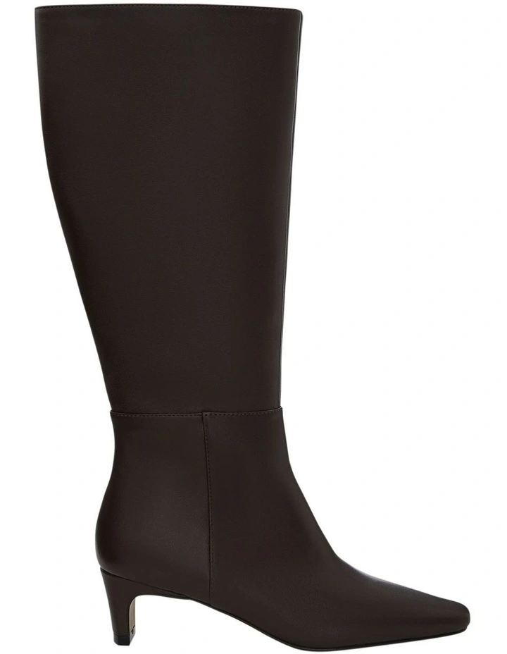 Salute Boots in Chocolate Leather image 1