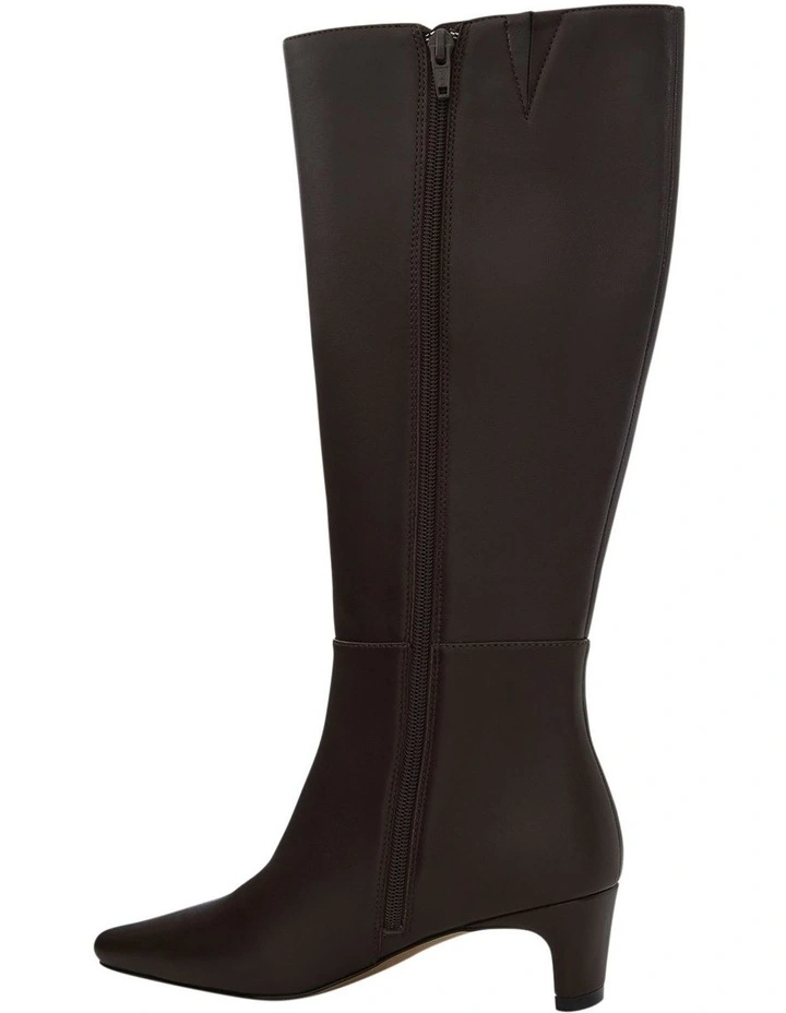 Salute Boots in Chocolate Leather image 3