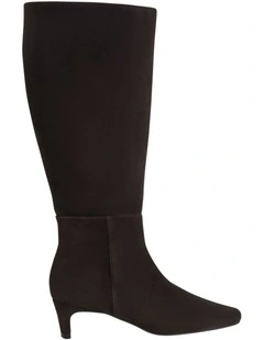 Salute Boots in Chocolate Suede