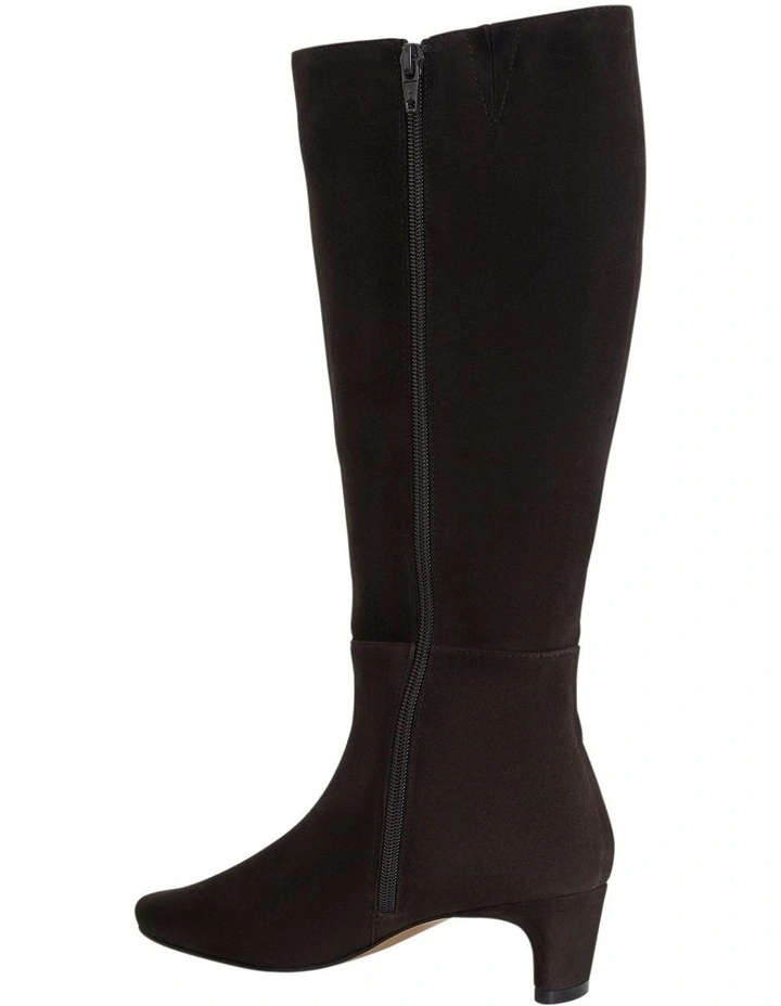 Salute Boots in Chocolate Suede image 3