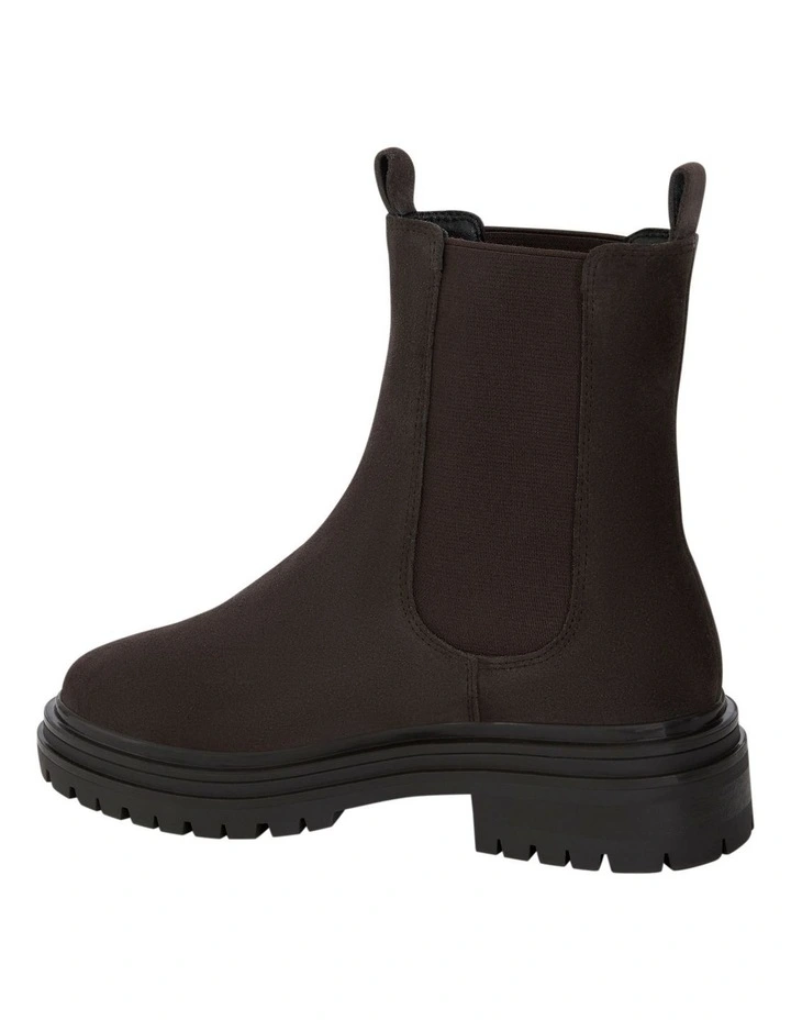 Knsas Boots in Chocolate Suede image 3