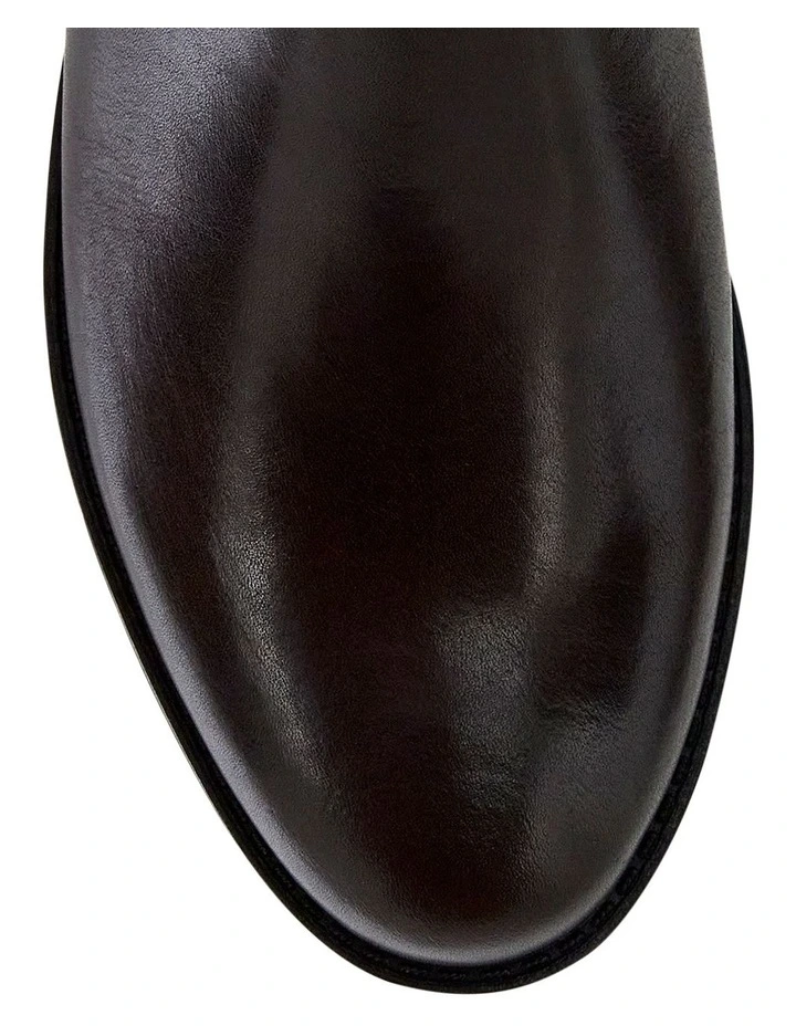 Innovate Knee Boot in Chocolate Leather image 4