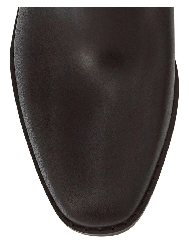 Cesar Ankle Boots in Chocolate Leather image 4