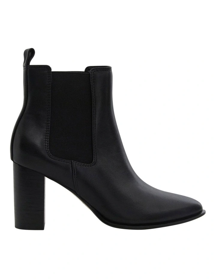 Jamie Ankle Boots in Black Leather image 1