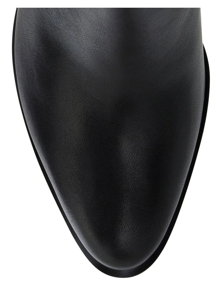 Jamie Ankle Boots in Black Leather image 4