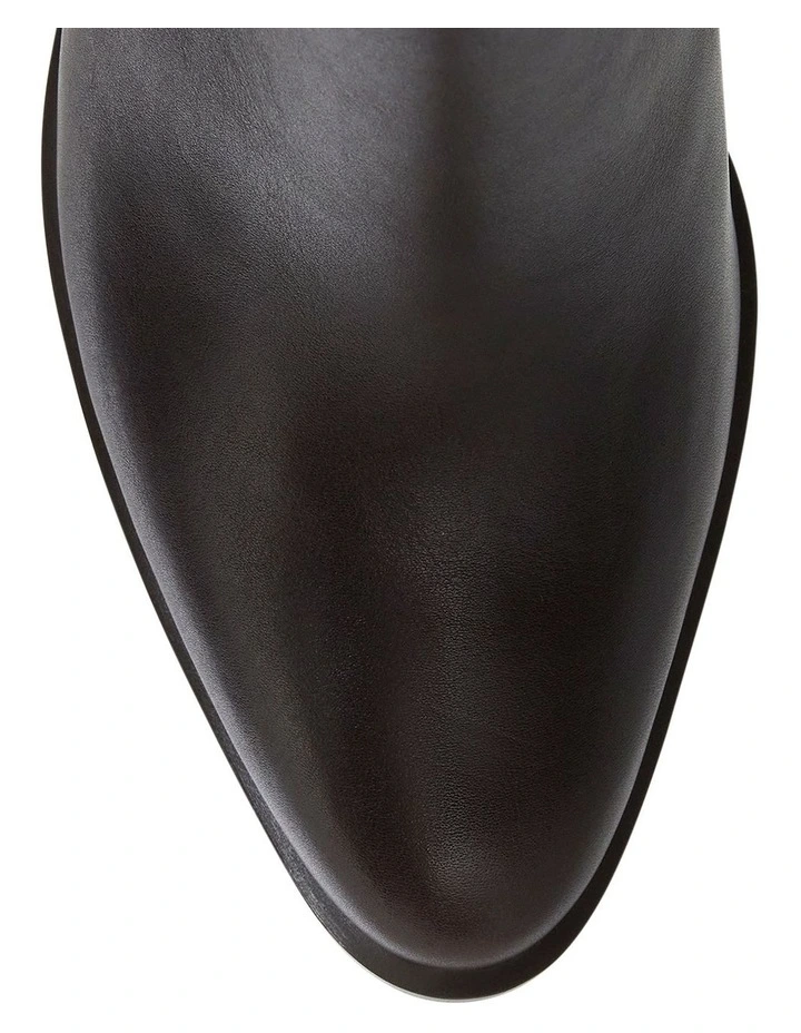 Jamie Ankle Boots in Chocolate Leather image 4